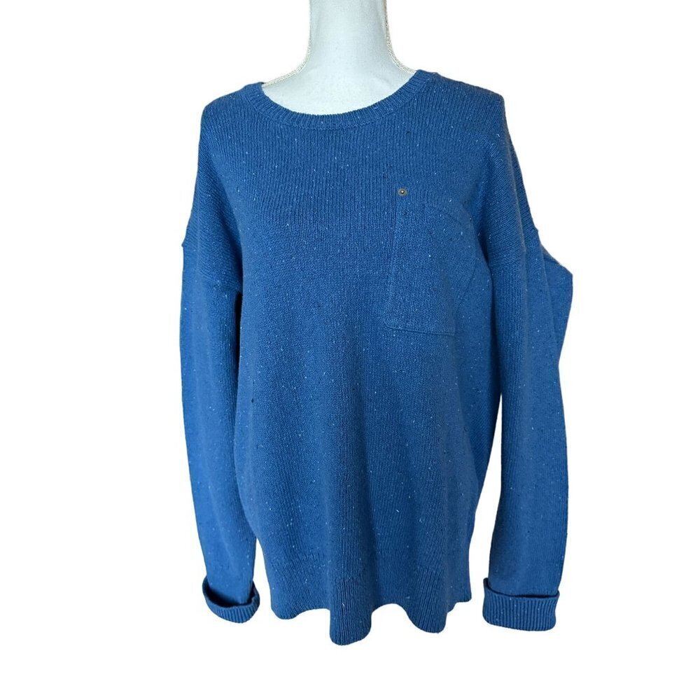 Polo Ralph Lauren Polo Country Sweater Pocket Crew Neck Mens Blue Xxl New $298